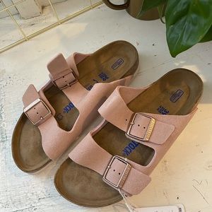 brand new blush birkenstock arizona